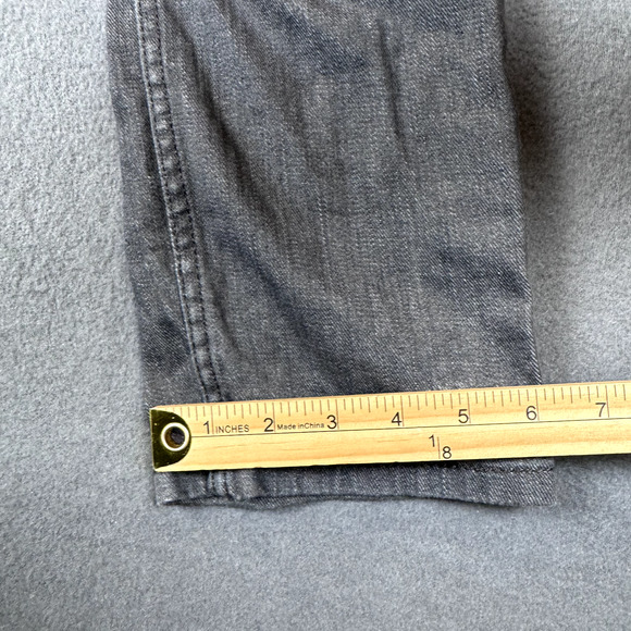 Levis 511 Jeans Men’s Size 32x32 Black Slim Fit Stretch Goth Grunge Black Label - Picture 7 of 10